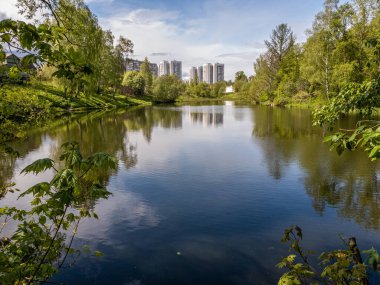 Zelenograd, Moskova ve Rusya 'daki Aşağı Kamensky Gölü
