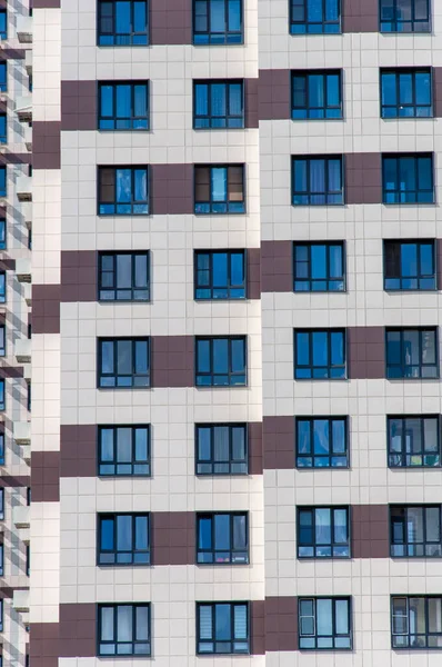 没有阳台的多层住宅建筑 俄罗斯 — 图库照片