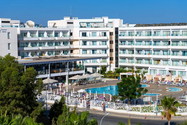 Protaras Cypr Października 2019 Rok Hotel Tsokkos Odessa Beach Zewnątrz — Zdjęcie stockowe