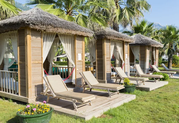 Tradiční letní sídlo na tropický resort — Stock fotografie
