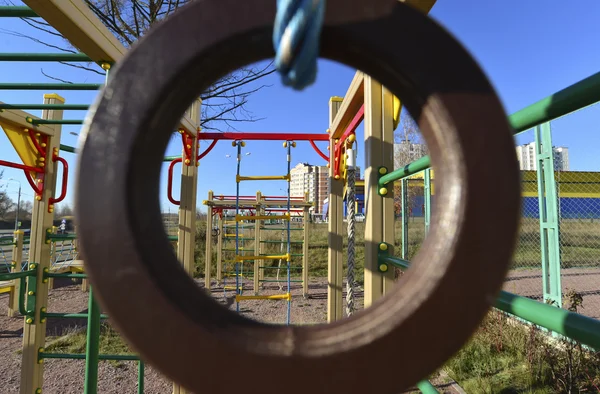 Complejo deportivo para niños al aire libre —  Fotos de Stock