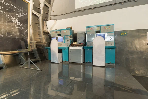 モスクワ, ロシア連邦 - 2014 年 11 月 29 日、核バンカー、旧ソ連秘密軍事施設 - 代替長距離航空、オブジェクト番号 20 のコマンド ポスト — ストック写真