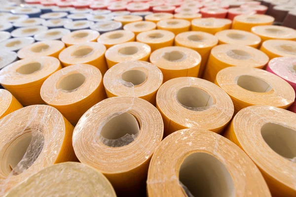 Nové tapety roll v úložišti. makro — Stock fotografie