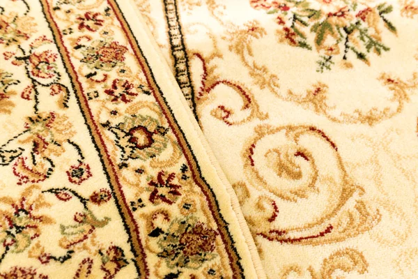 Fragmento de alfombra de lana de cerca —  Fotos de Stock