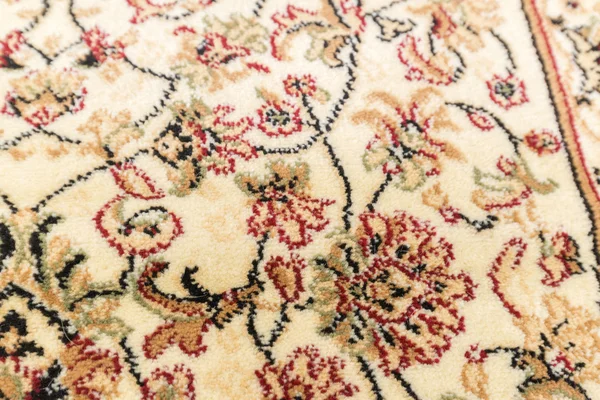 Fragmento de alfombra de lana de cerca —  Fotos de Stock