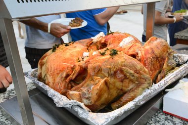 pişmiş Türkiye'de bir açık hava restoranı