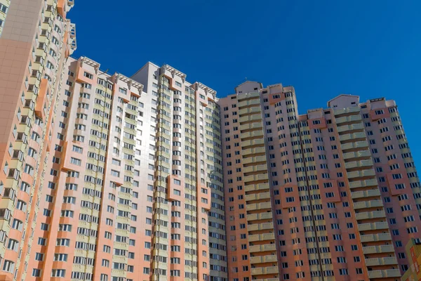 Moderne met meerdere artikelen residentiële gebouwen in Moskou, Rusland Stockfoto