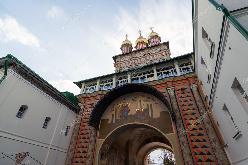 church in the Trinity Sergius Lavra in Sergiev Posad. Russian Federation