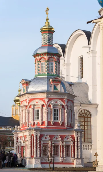 Sergiev Posad, Russie - 28 mars 2015. Le grand monastère de la Trinité à Serguiev Posad près de Moscou. Anneau d'or d'une Russie — Photo