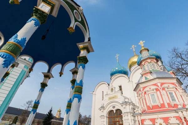 Trinity-Sergius Lavra a Sergiev Posad, Russia. punto di riferimento — Foto Stock