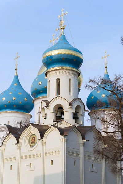 Det stora Treenighetens klostret i Sergiyev Posad nära Moskva. Golden Ring av Ryssland — Stockfoto
