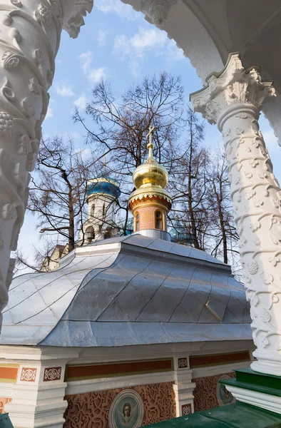 The great Trinity monastery in Sergiyev Posad near Moscow. Golden Ring of Russia — Stock Photo, Image