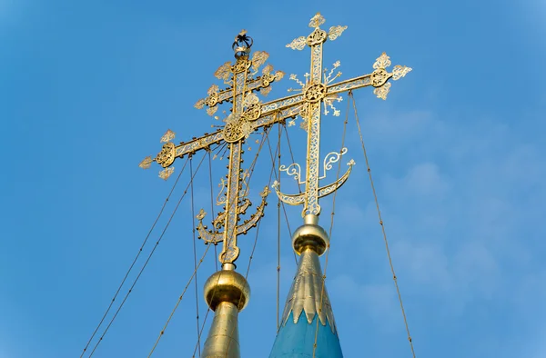 O grande mosteiro da Trindade em Sergiyev Posad perto de Moscou. Anel de Ouro da Rússia — Fotografia de Stock