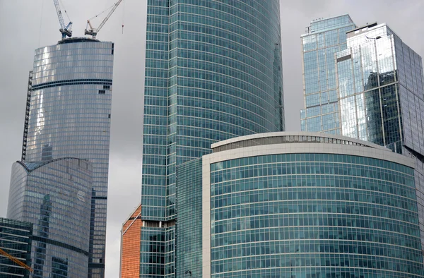 MOSCOW. RUSSIA - MAY 23.2015. The Moscow International Business Center. MIBC is one of  largest construction projects in Europe — Stock Photo, Image