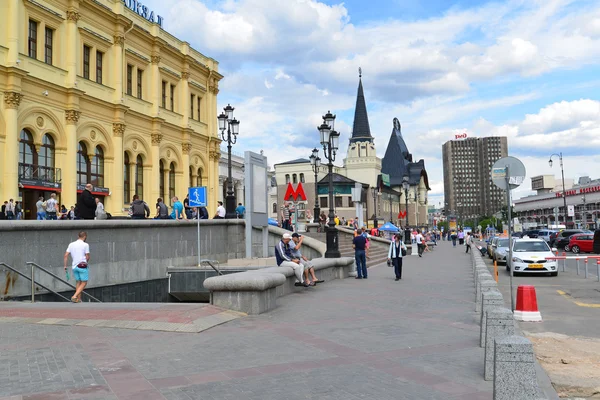 MOSCOU, RUSSIE - 17.06.2015. Gare de Leningradsky. Construit en 1849 — Photo