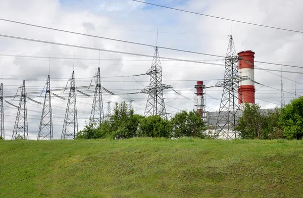 MOSCA, RUSSIA - 31.06.2015. Mosenergo Energy Company, controllata da Gazprom. CHP 26 — Foto Stock