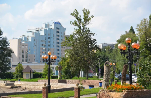 Lipetsk RUSSIA-05.08.2015. Paesaggio urbano la parte centrale della città — Foto Stock