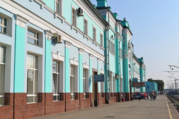 GRJAZI, RUSSIA 28.08,2015. Stazione ferroviaria - importante snodo ferroviario della ferrovia sud-orientale — Foto Stock