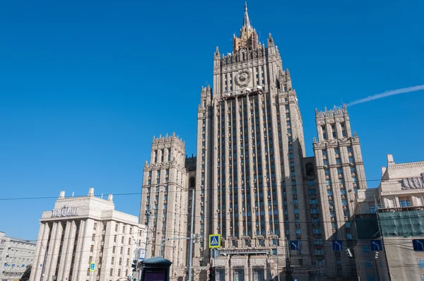 Moscow, Rusland - 09.21.2015. Het ministerie van buitenlandse zaken van de Russische Federatie. — Stockfoto