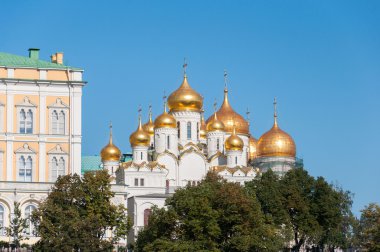 Moskova Kremlin, Uspensky ve Blagoveschensky katedraller. Rusya