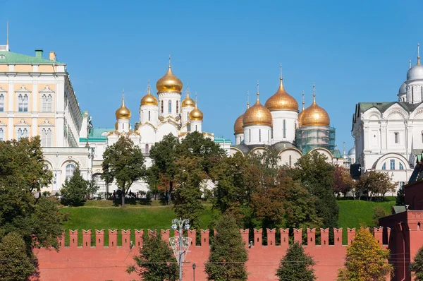 Moskova Kremlin, Uspensky ve Blagoveschensky katedraller. Rusya — Stok fotoğraf