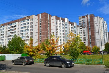 Moskova, Rusya - 19.09.2015. Zelenograd - Moskova uyku alan