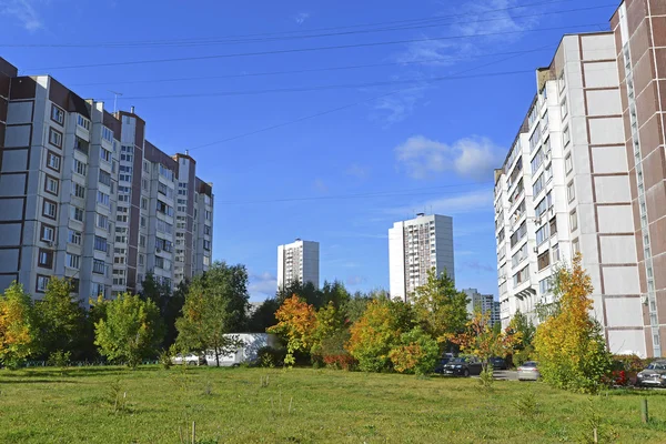 Moskwa, Rosja - 19.09.2015. Zelenograd - sypialny z Moskwy — Zdjęcie stockowe