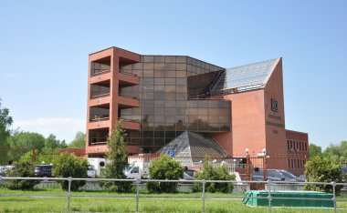 Moskova, Rusya 05.28.2015 - Moskova sanayi Zelenograd bankada