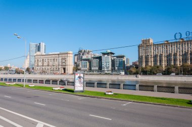 Moskova, Rusya - 09.21.2015. Taras Şevçenko set of görünümü