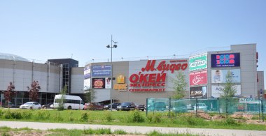 MOSCOW, RUSSIA 05.28.2015 - shopping and entertainment center Panfilovsky in  city of Zelenograd