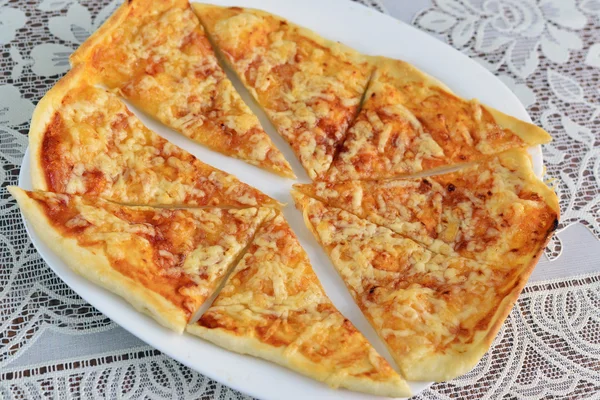 Khachapuri con queso - plato nacional georgiano — Foto de Stock