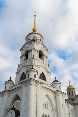 Uspensky Katedrali - UNESCO Dünya Miras Listesi. Altın yüzük Rusya'nın seyahat. Vladimir, Rusya Federasyonu