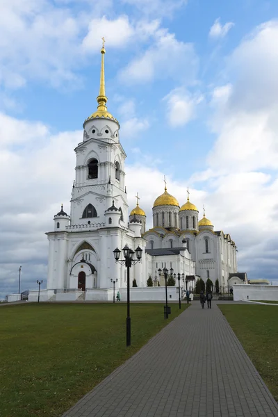 Uspensky 성당-유네스코 세계 유산 사이트 골든 링의 러시아 여행입니다. Vladimir, 러시아 — 스톡 사진