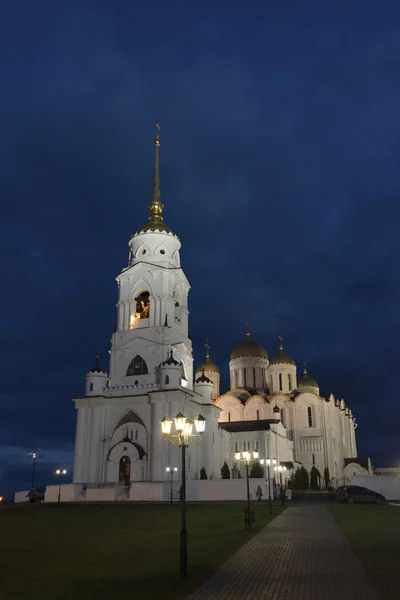Uspensky Katedrali - UNESCO Dünya Miras Listesi. Altın yüzük Rusya'nın seyahat. Vladimir, Rusya Federasyonu — Stok fotoğraf