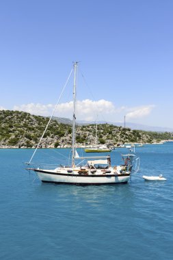 Kemer, Turkey - 06.20.2015. Türkiye'nin sahil yat