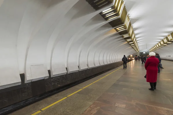 Nizhny novgorod, russland - 02.11.2015. das innere der metrostation leninskaya — Stockfoto