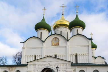St. Euthymius Manastırı Suzdal katedralde başkalaşım 16. yüzyılda inşa edilmiştir. Rusya seyahat altın yüzük