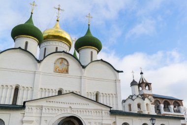 St. Euthymius Manastırı Suzdal katedralde başkalaşım 16. yüzyılda inşa edilmiştir. Rusya seyahat altın yüzük