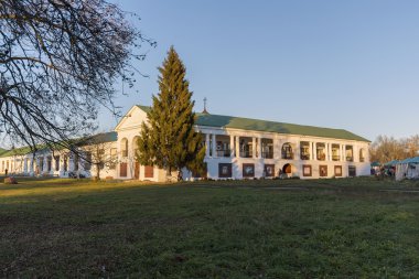 Rusya, Suzdal - 06.11.2011. Ticaret alanı - şehrin tarihi merkezine altın yüzük seyahat bir parçasıdır
