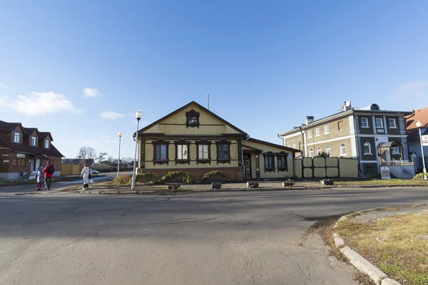 Suzdal, Rússia - 06.11.2015. Rua velha Pokrovskaya. Anel de Ouro da Rússia Travel — Fotografia de Stock