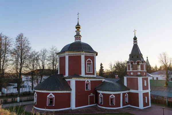 15th century Church of Assumptionin Suzdal.  Golden Ring Travel of Russia. — Stock Photo, Image
