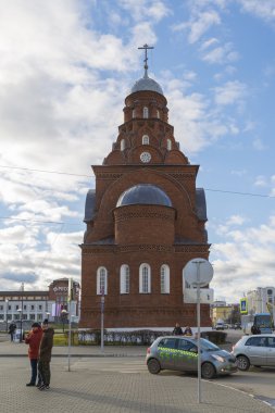 Vladimir, Rusya Federasyonu-05.11.2015. Kristal ve Lake minyatür Müzesi Eski müminler Trinity içinde yer alır