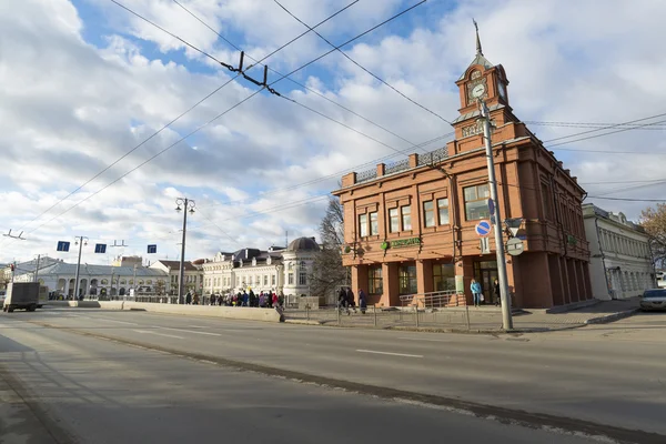 Vladimir, Ρωσία-Νοεμβρίου 05.2015. Sberbank στην οδό Bolshaya Moskovskaya - ιστορικό κέντρο της πόλης — Φωτογραφία Αρχείου