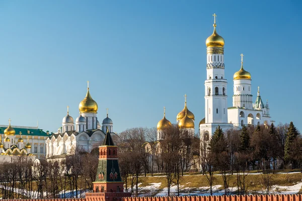 Cathedrals of the Moscow Kremlin, Russia — Stock Photo, Image