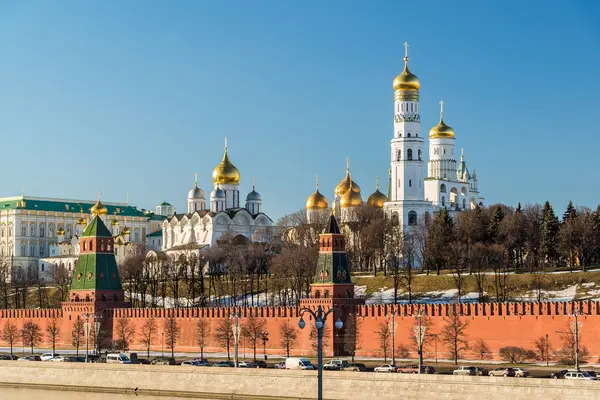 Catedrais do Kremlin de Moscou, Rússia — Fotografia de Stock