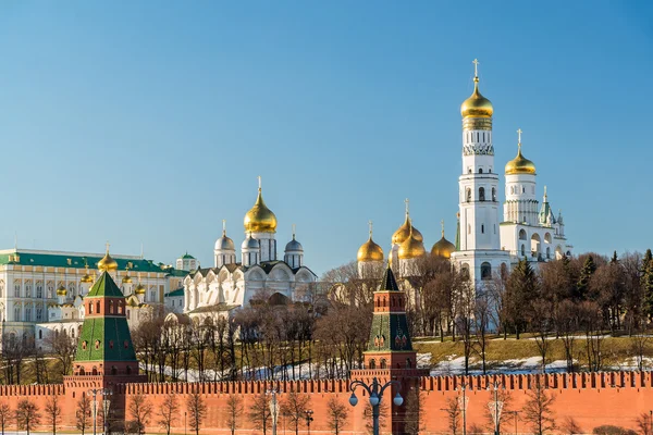 Catedrais do Kremlin de Moscou, Rússia — Fotografia de Stock