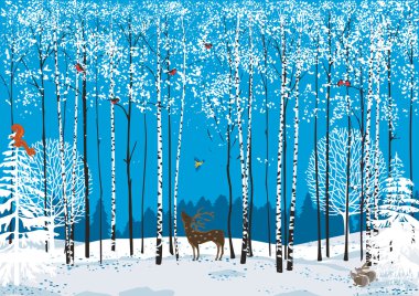 Download Winter Scene Free Vector Eps Cdr Ai Svg Vector Illustration Graphic Art