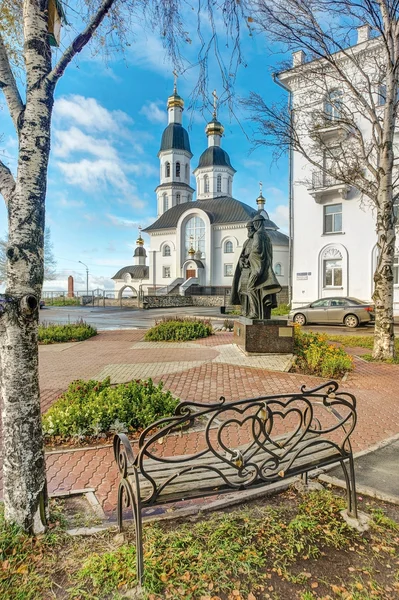 Archangielsk. Sobór Zaśnięcia Bogurodzicy — Zdjęcie stockowe