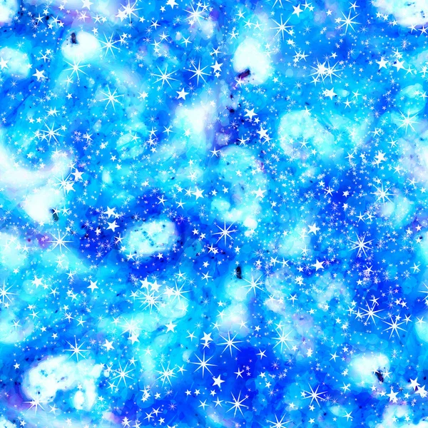 Cielo de patrón sin costuras con estrellas. Vector, EPS 10 — Vector de stock