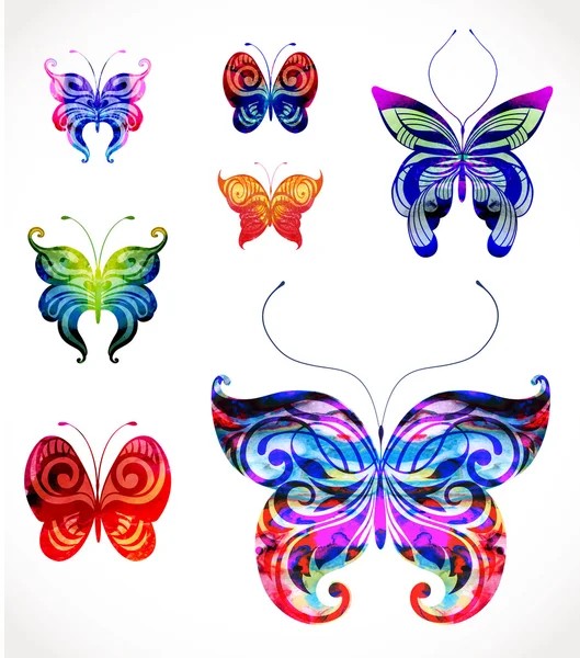 Set of vector butterflies. EPS10 — Stock Vector